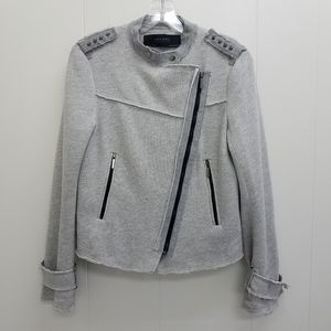 Zara Basic Collection Asymmetrical Moto Jacket